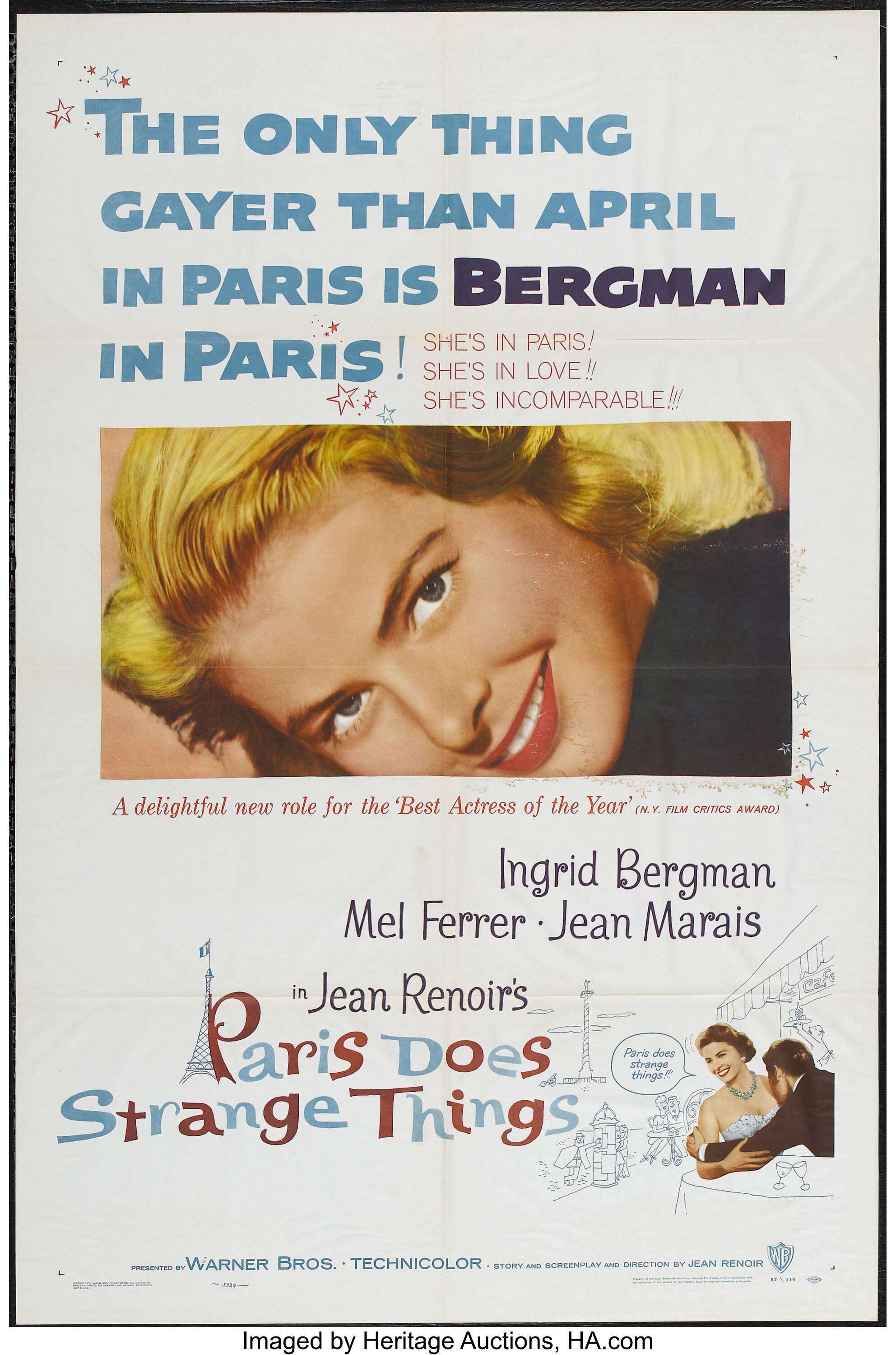 paris-does-strange-things-warner-brothers-1956-one-sheet-27-x