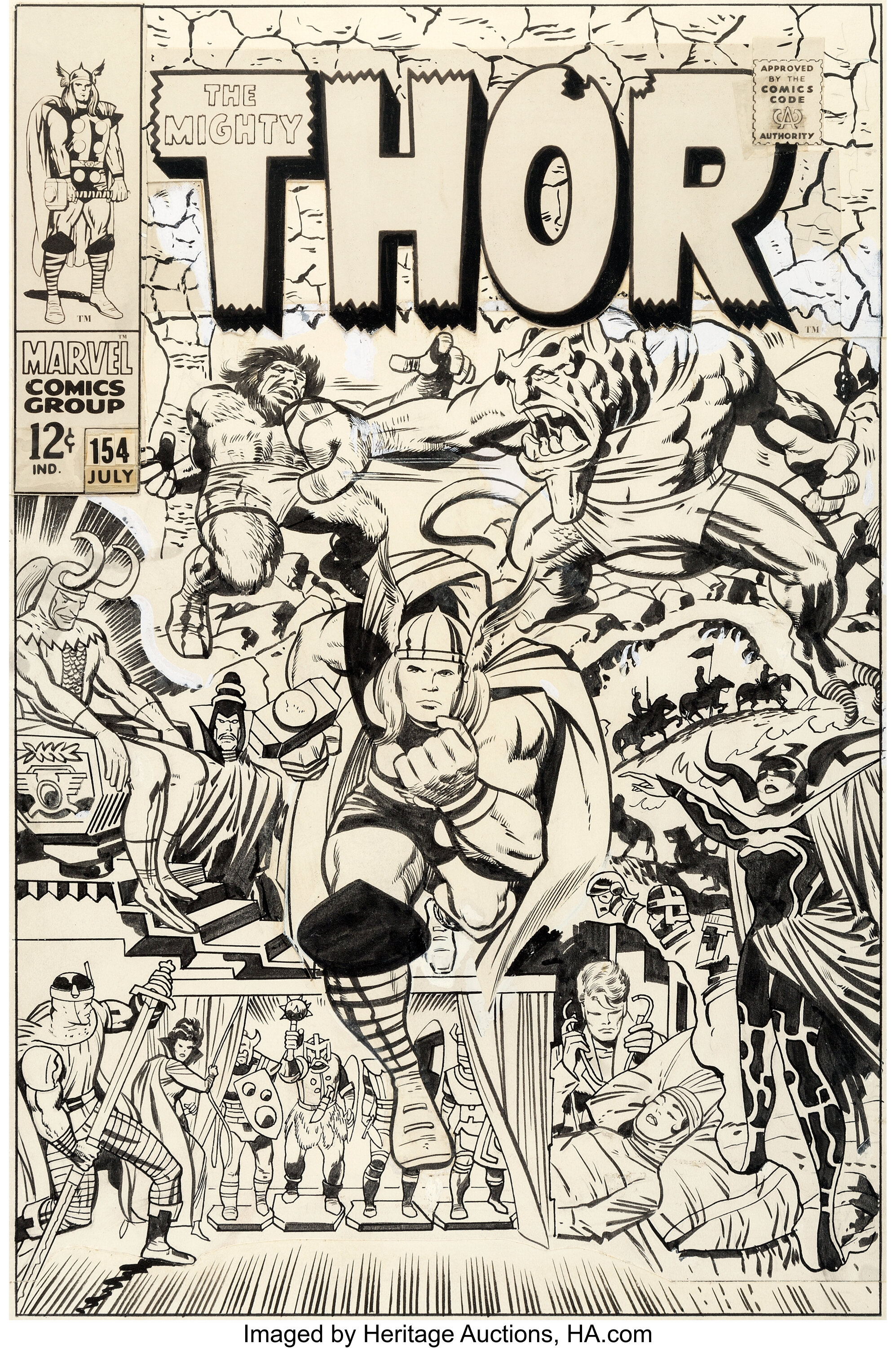 jack kirby thor art