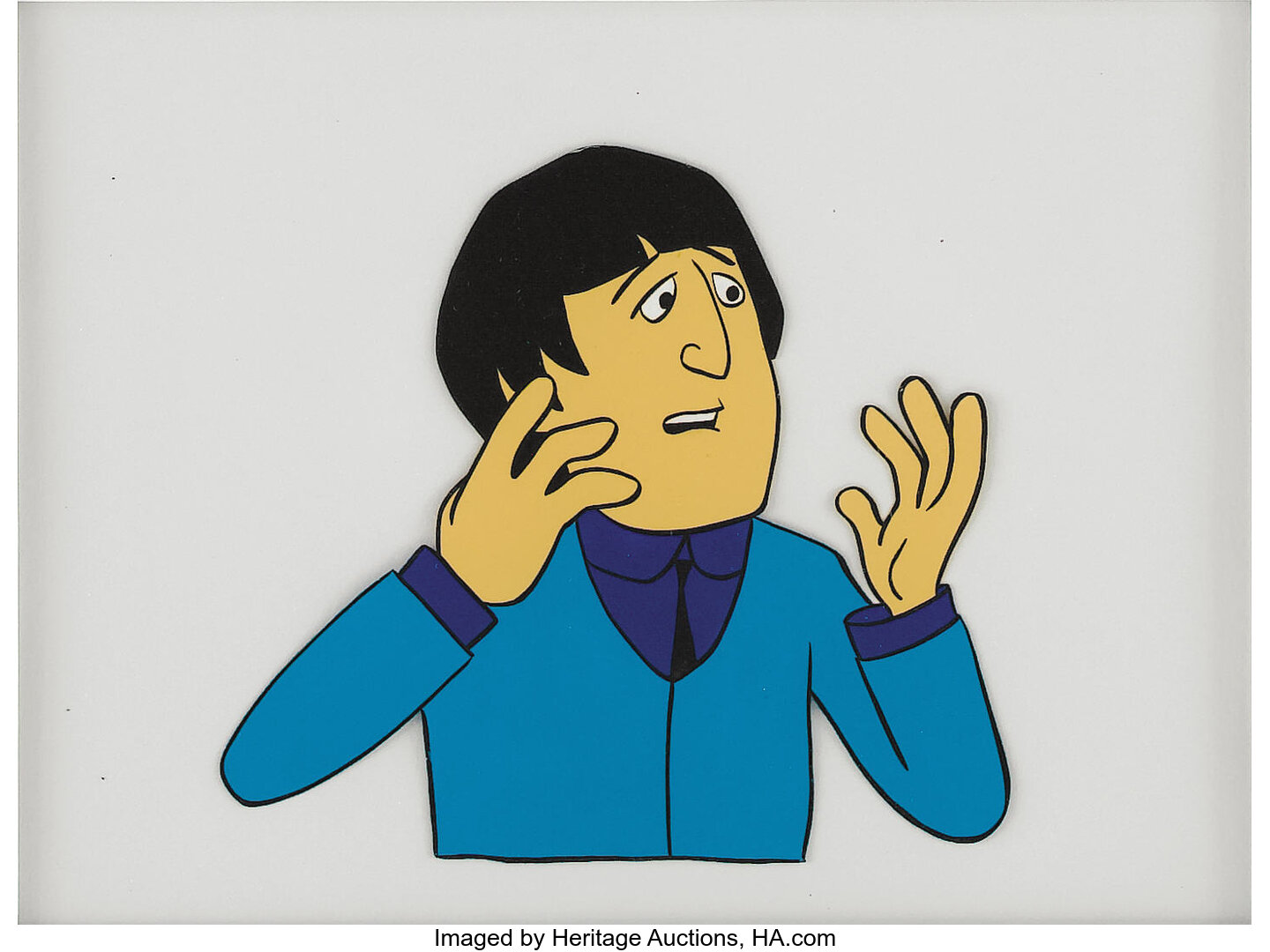 The Beatles Cartoon Series Animation Cel The Beatles Reportedly Lot Heritage Auctions