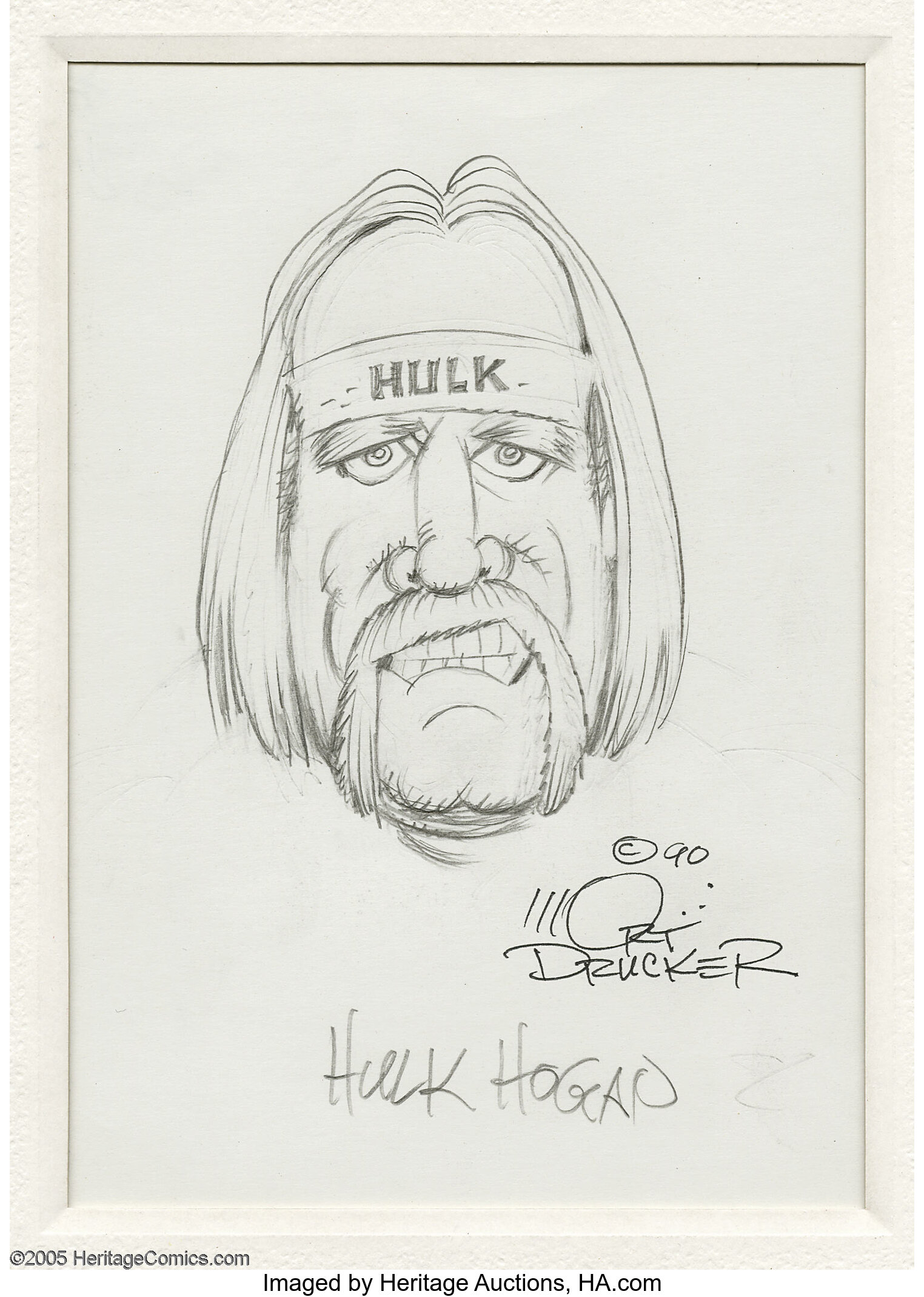 hulk hogan drawing