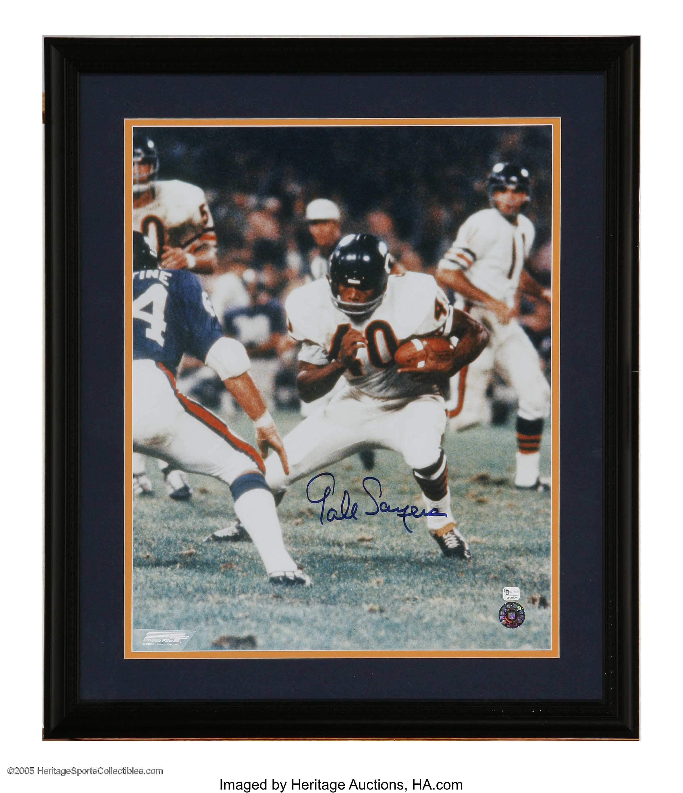 At Auction: Autographed Gale Sayers Chicago Bears NFL Jersey