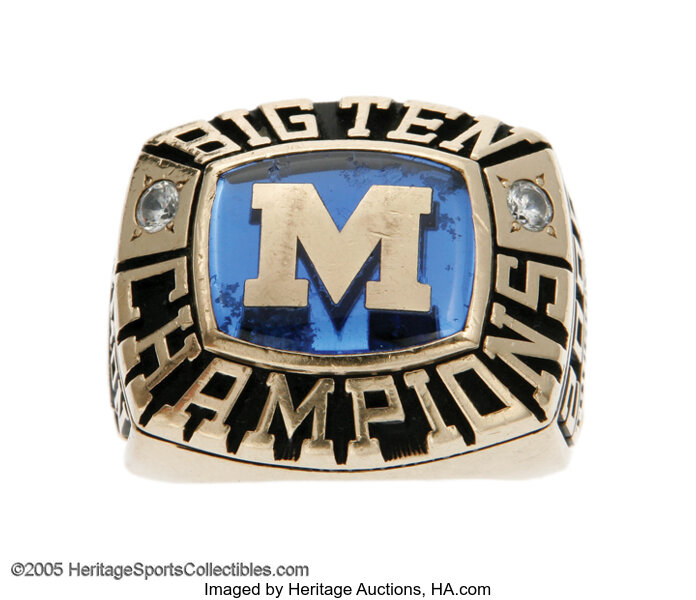 Michigan football team holds Big Ten championship ring ceremony