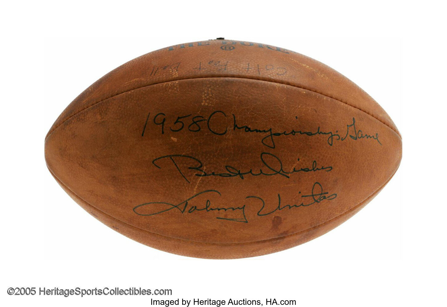 Johnny Unitas NFL Original Autographed Football Balls for sale