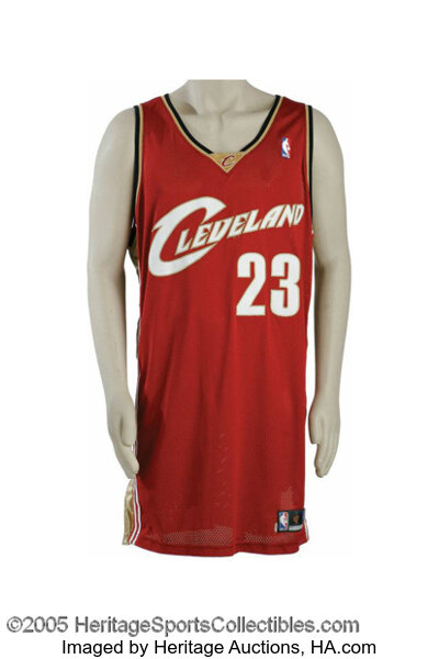 2003-04 LeBron James Game Used Cleveland Cavaliers Rookie Season