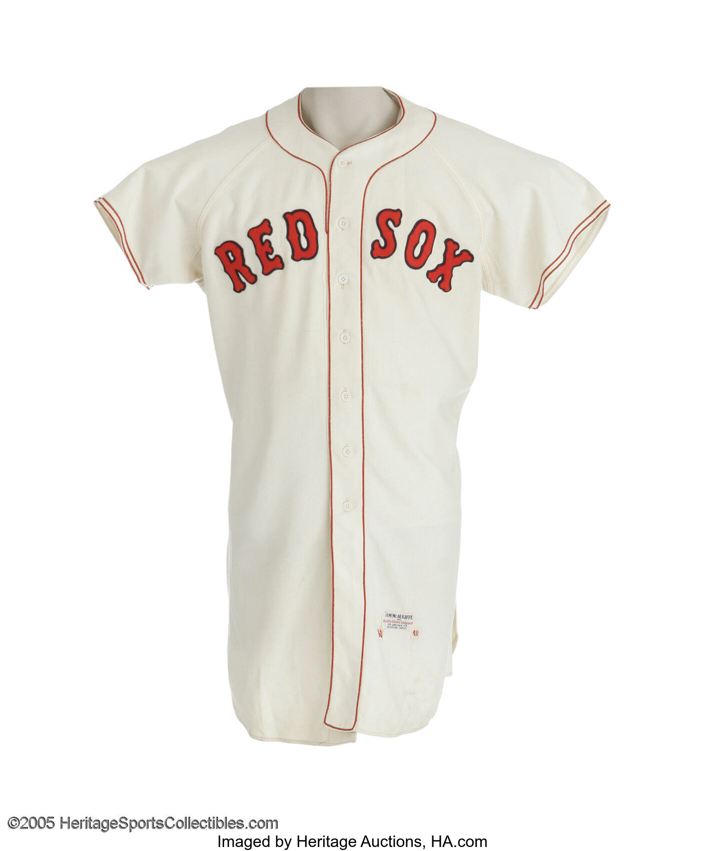 1960 Ted Williams Game Worn Jersey. Like a classic Hollywood film