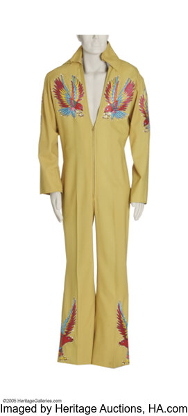 Elvis Presley Custom Designed Nudie Jumpsuit c. 1970s . Few Lot