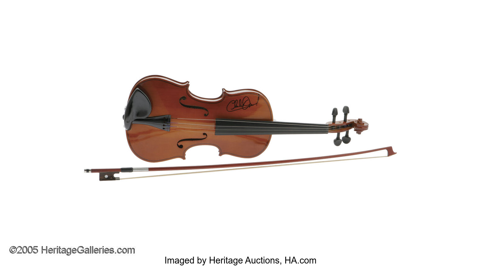 Charlie Daniels Signed Fiddle. This Anton fiddle was | Lot #21338 Heritage Auctions