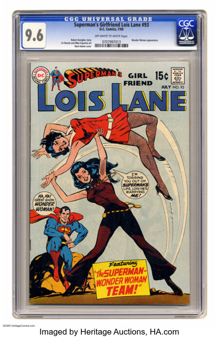 Lois Lane in search of Superman