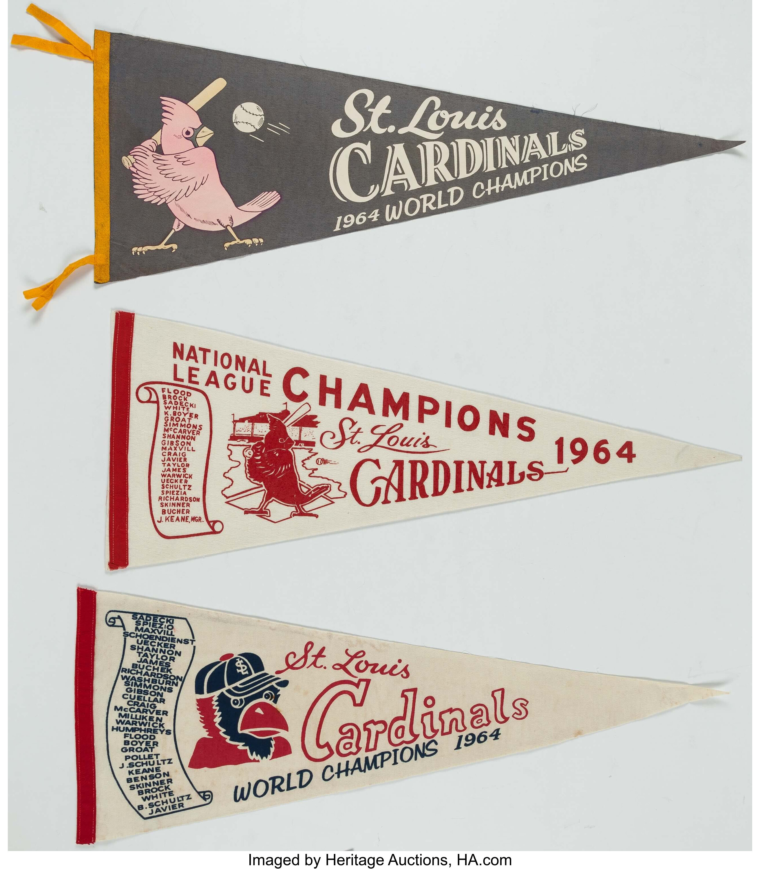 The 1964 National League pennant winning St. Louis Cardinals are