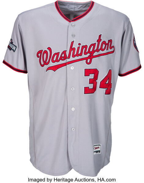 WASHINGTON NATIONALS Camo Military #34 BRYCE HARPER JERSEY YOUTH LARGE