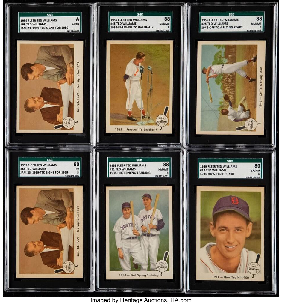 1959 Fleer Ted Williams 1938-First Spring (Training)