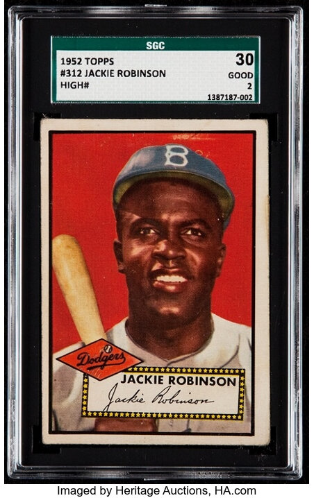 Jackie Robinson 1952 Topps Base #312 Price Guide - Sports Card Investor