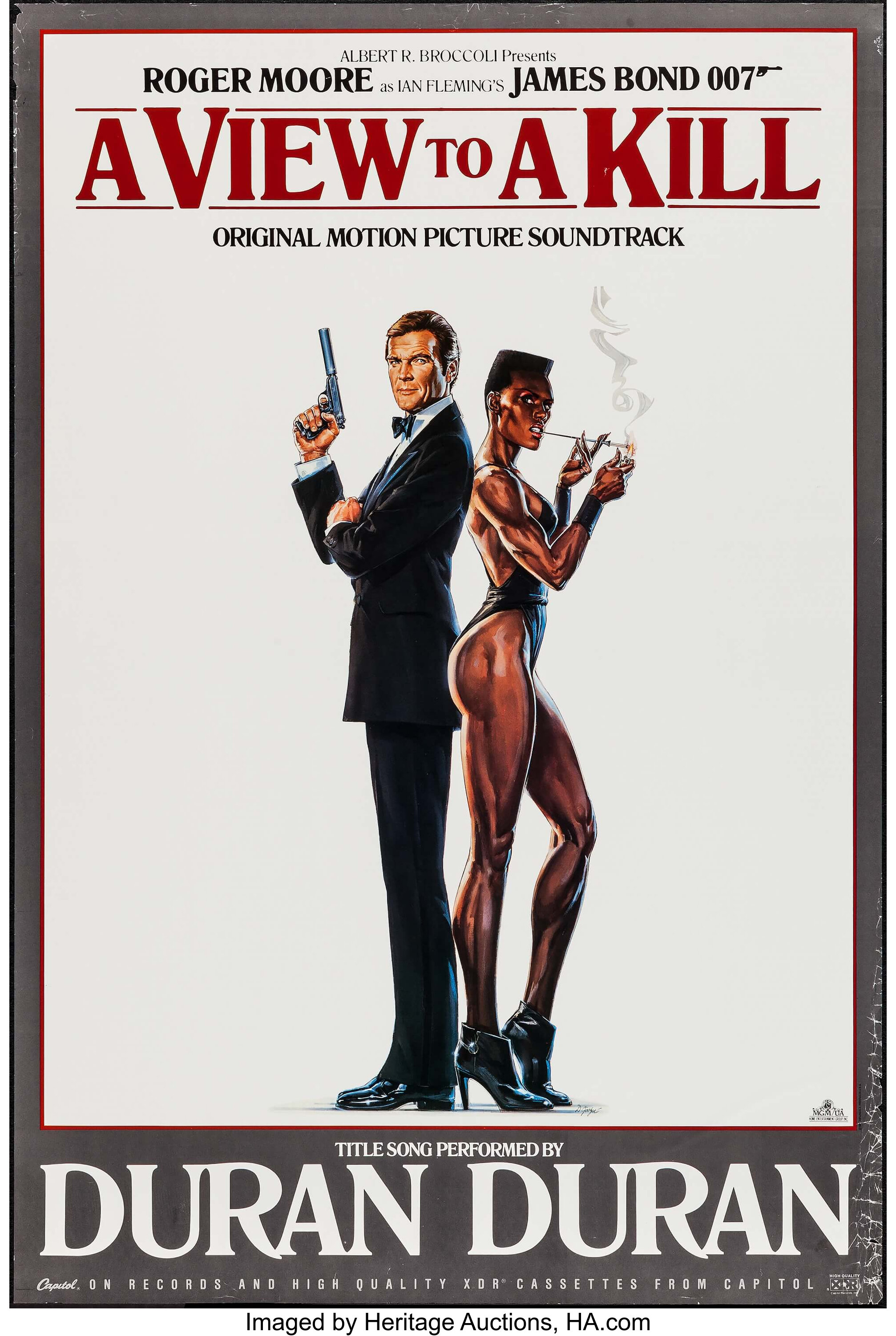 A View To A Kill United Artists 1985 Soundtrack Poster 24 X Lot Heritage Auctions