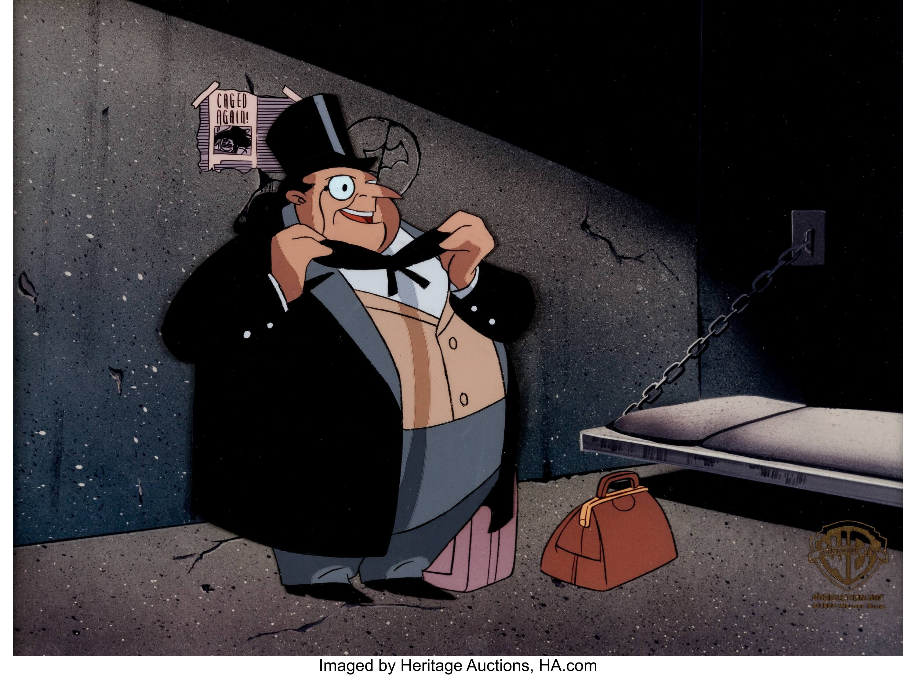 Batman: the Animated Series The Penguin Production Cel Setup | Lot #12185 |  Heritage Auctions