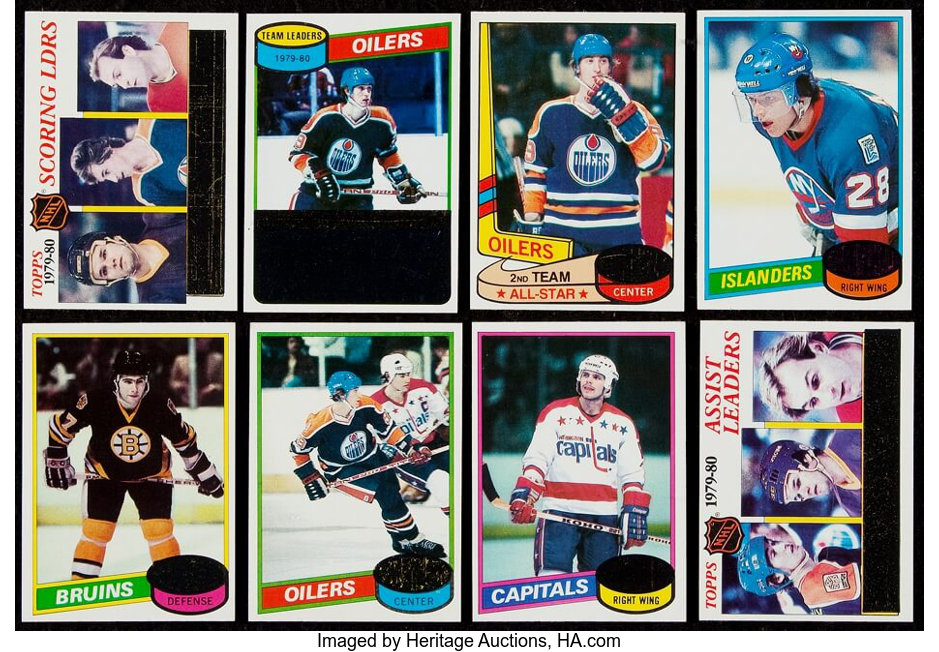 1980-81 Topps Hockey Complete Set (264) With Team Pin-Ups (16 ...