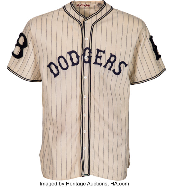 1933 Joe Stripp Game Worn Brooklyn Dodgers Uniform - One-Year