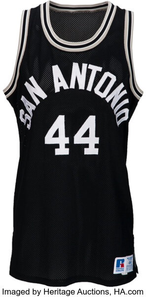George Gervin, Spurs made a special jersey announcement