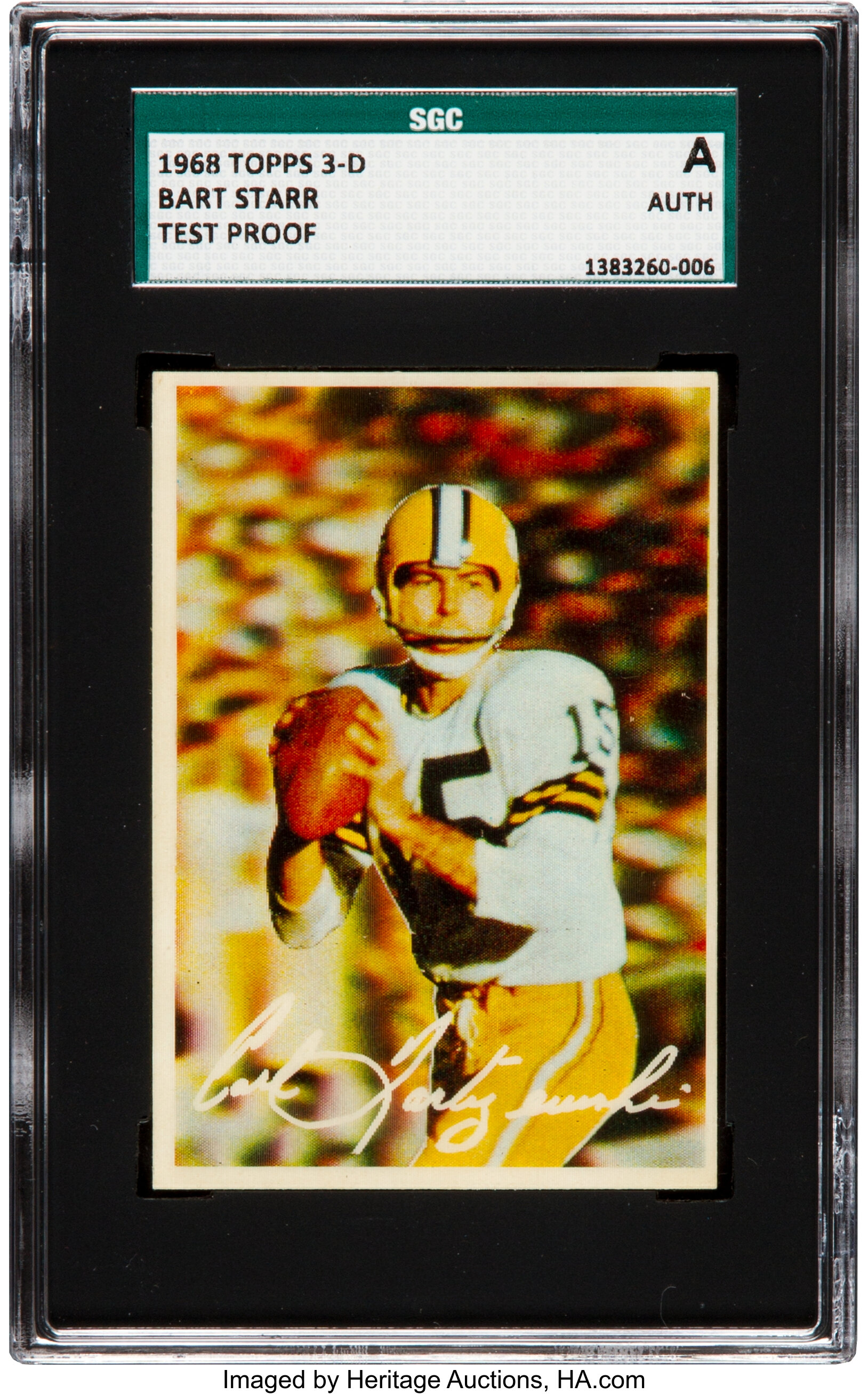 Lot Detail - 1968 Bart Starr Green Bay Packers High Quality