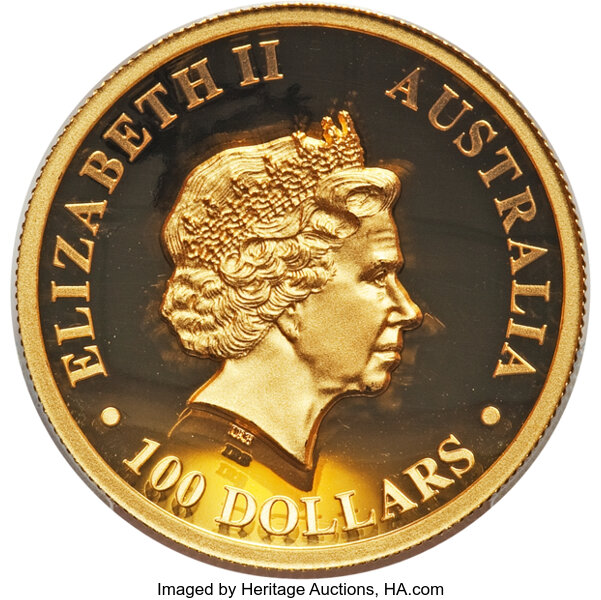 Australia: Elizabeth II gold High Relief 