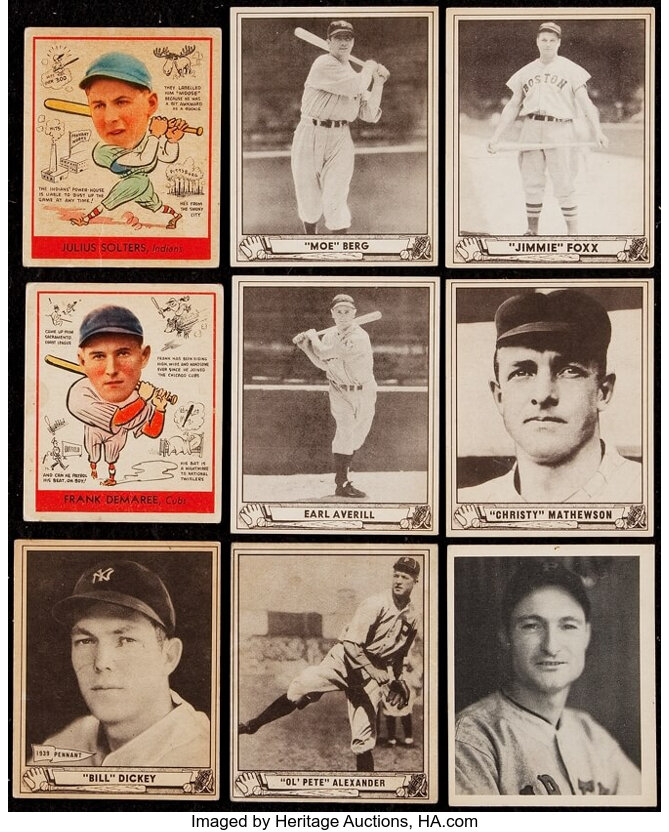 1938 Goudey Baseball - Love of the Game Auctions