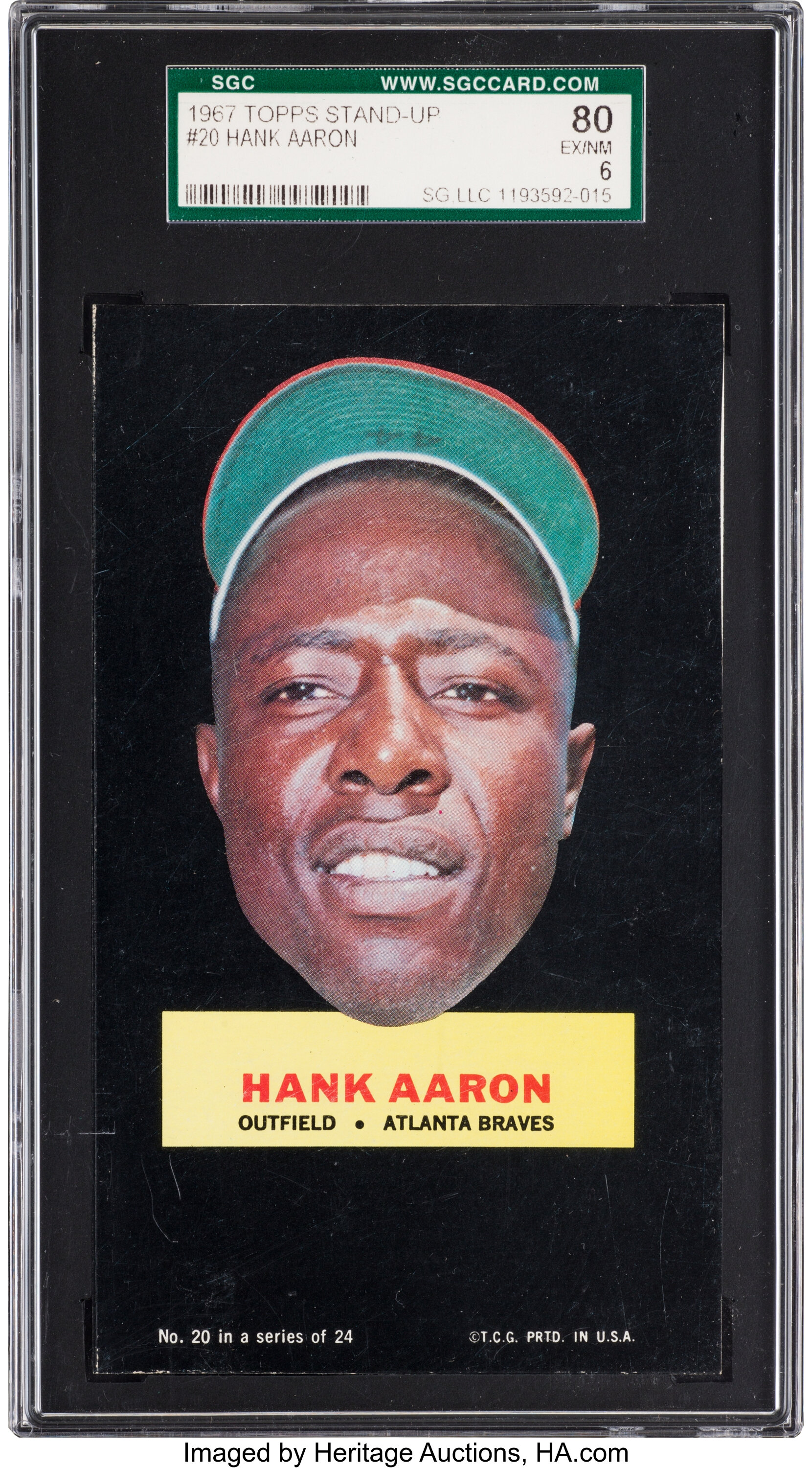 Henry Aaron 1967 Topps Baseball Card – Society for American