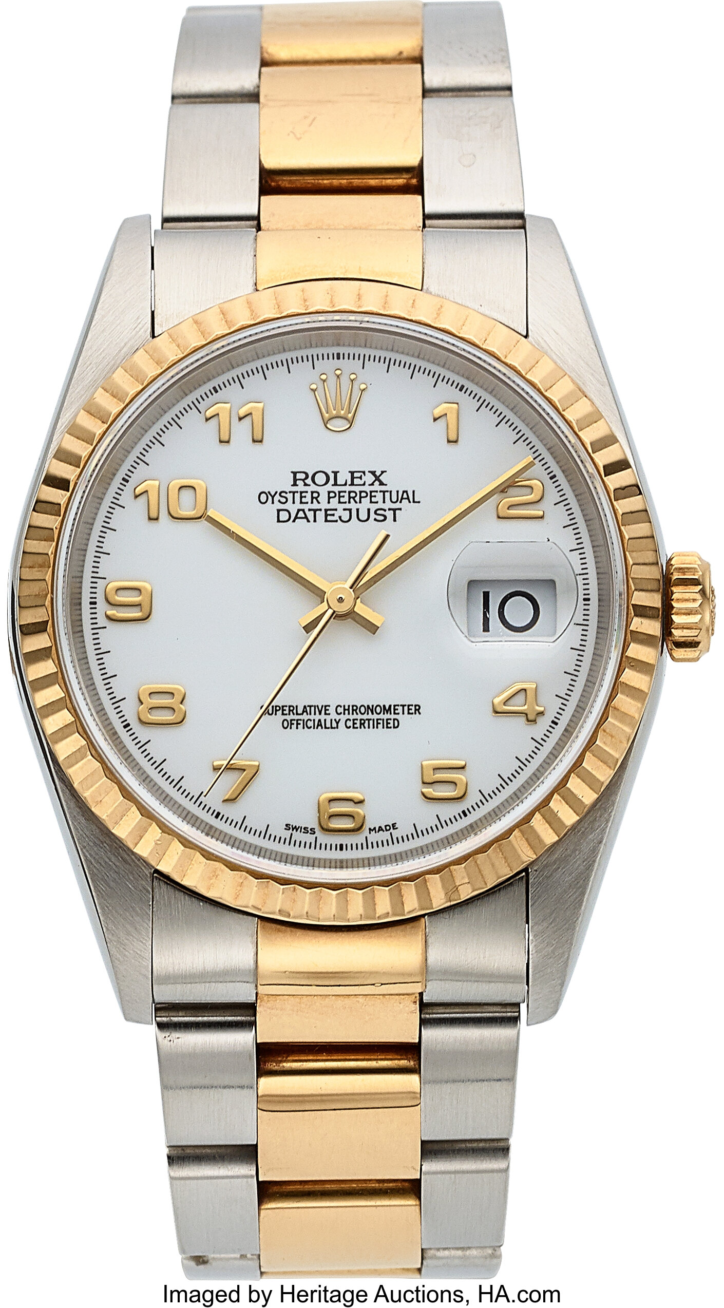 Rolex Ref. 16233 Gent s Two Tone Oyster Perpetual Datejust circa