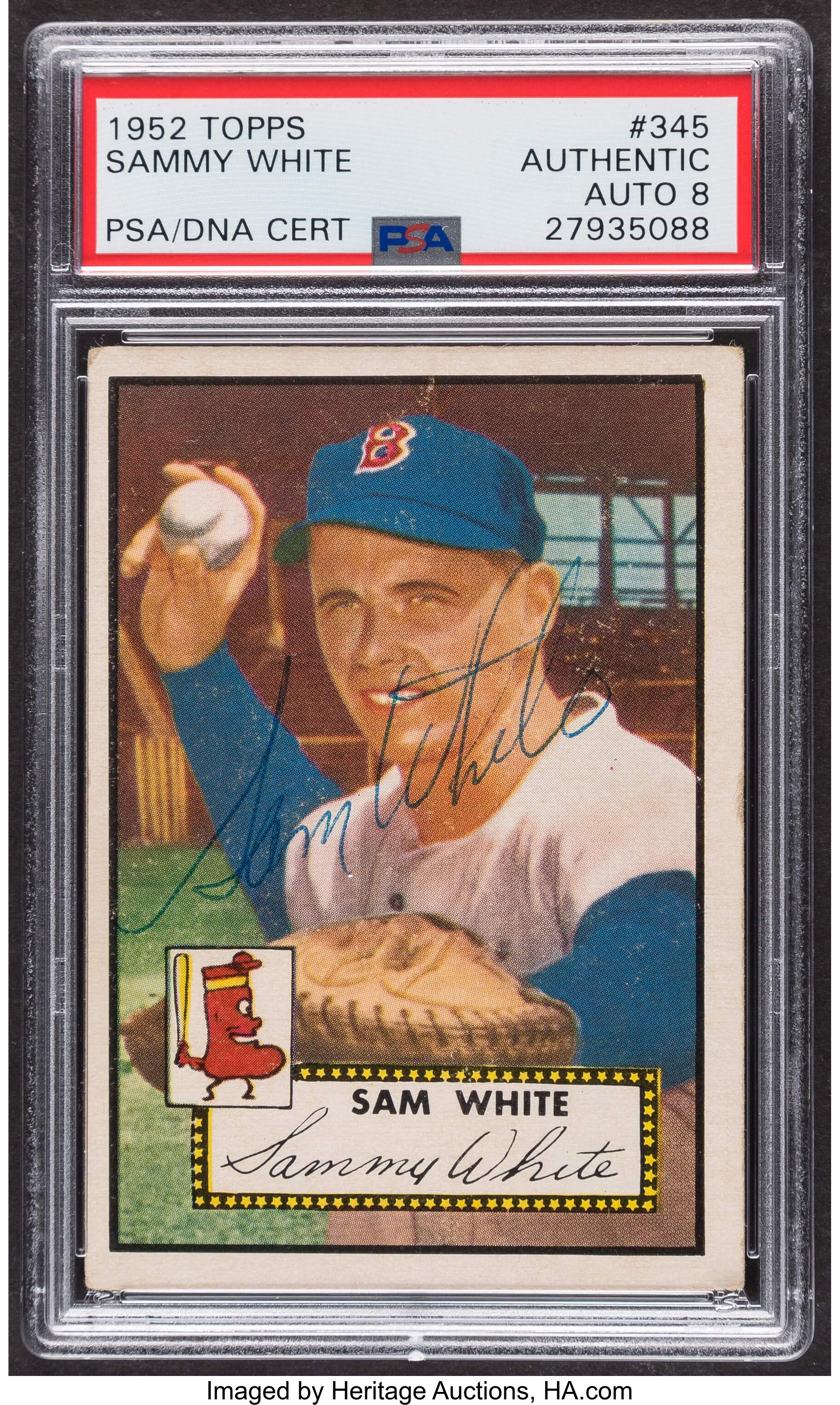 Topps Sammy White Baseball Trading Cards