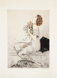 Sold at Auction: Louis Icart, LOUIS ICART CHOICE MORSEL COLOR ETCHING