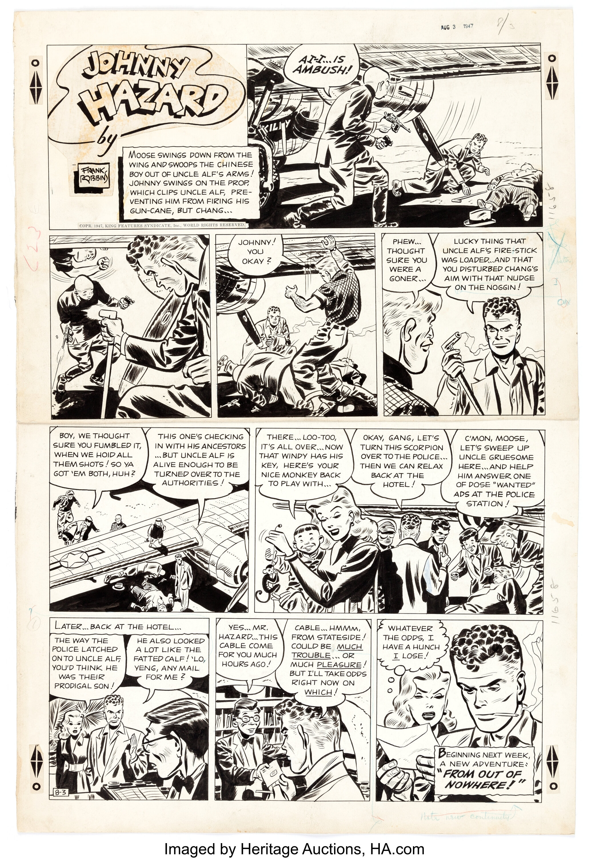 Comics Kingdom  Johnny Hazard by Frank Robbins