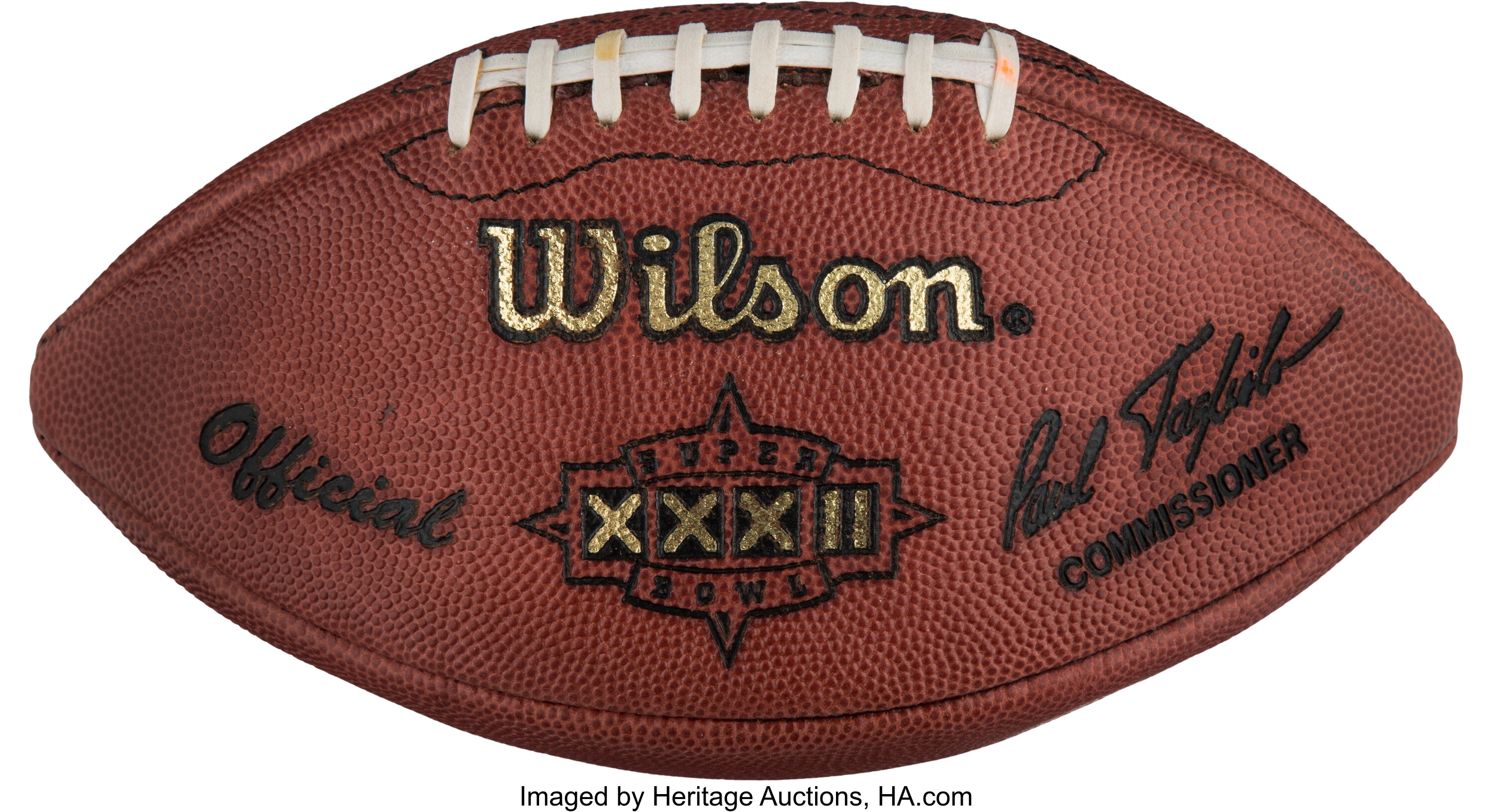 1998 Super Bowl XXXII Game Used Football - Broncos vs. Packers (NFL, Lot  #80513