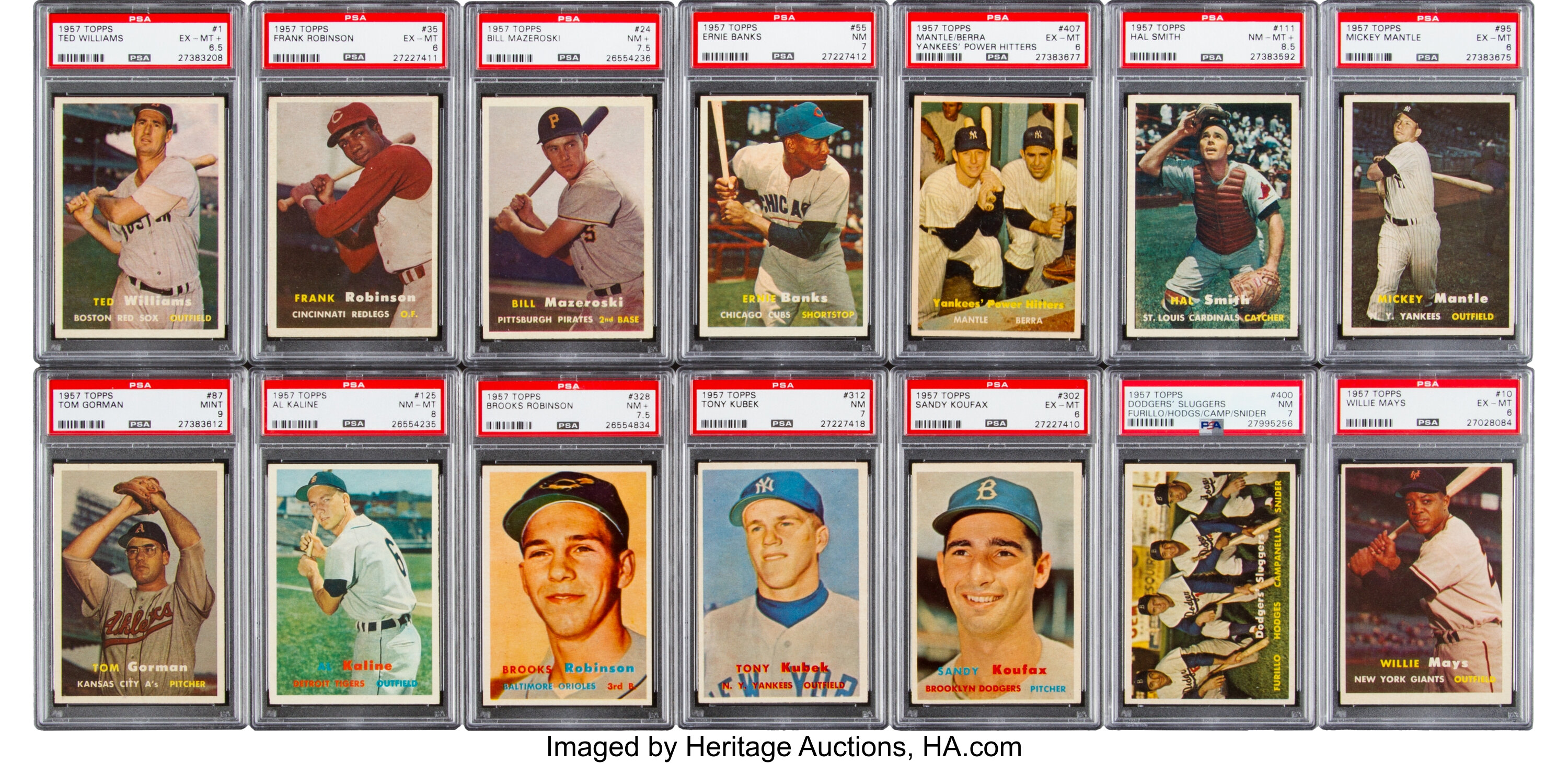  1957 Topps Baseball Complete Set (Baseball Set) VG/EX