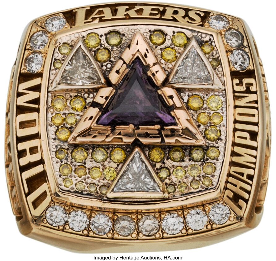 Laker Championship Rings Contain a Lot of Diamonds, a Bit of Leather, and  No Subtlety