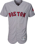 Andrew Benintendi Boston Red Sox Game Used Worn Jersey MLB Auth 2018 WS  Season