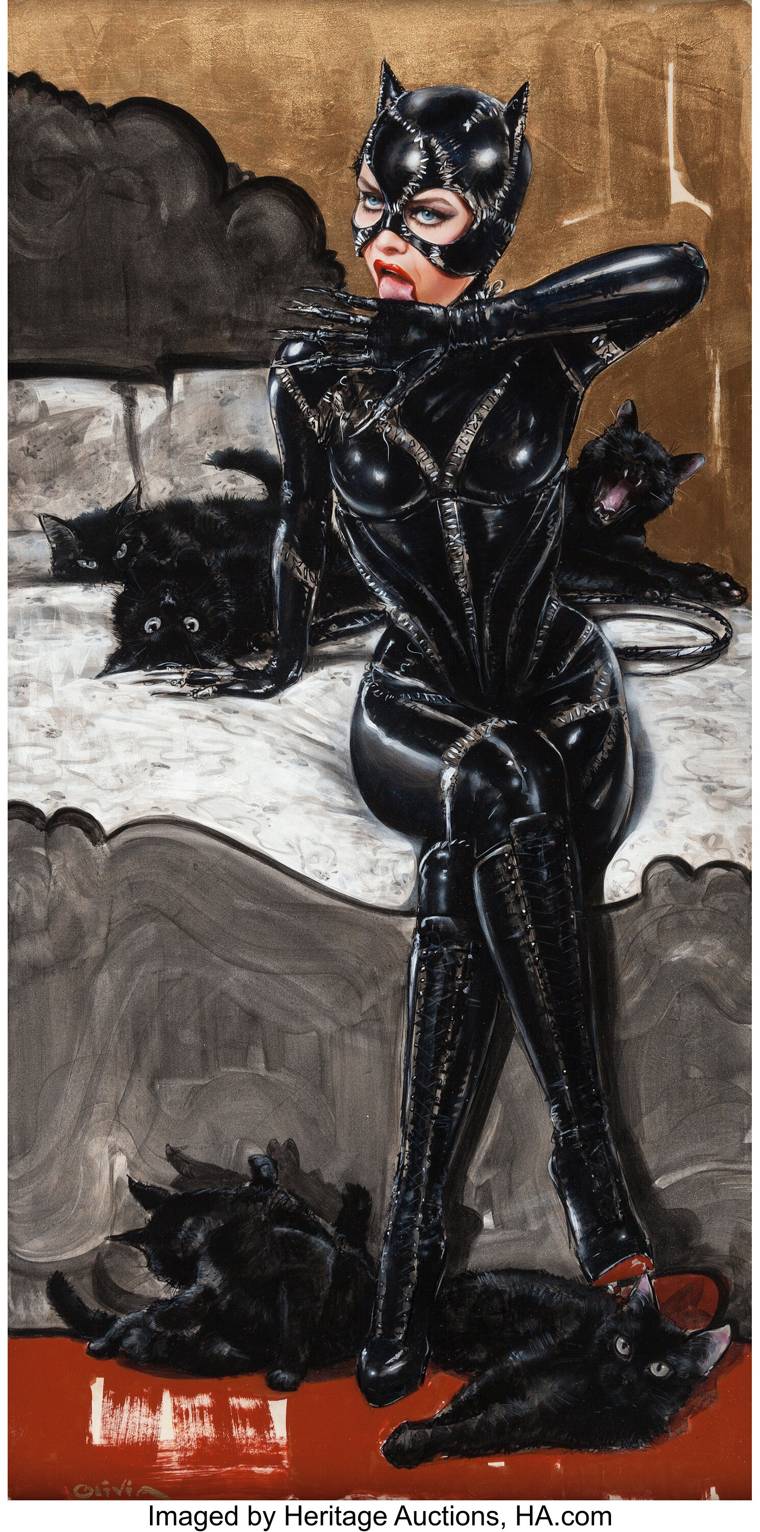 Olivia Olivia De Berardinis Michelle Pfeiffer As Catwoman Lot 921 Heritage Auctions