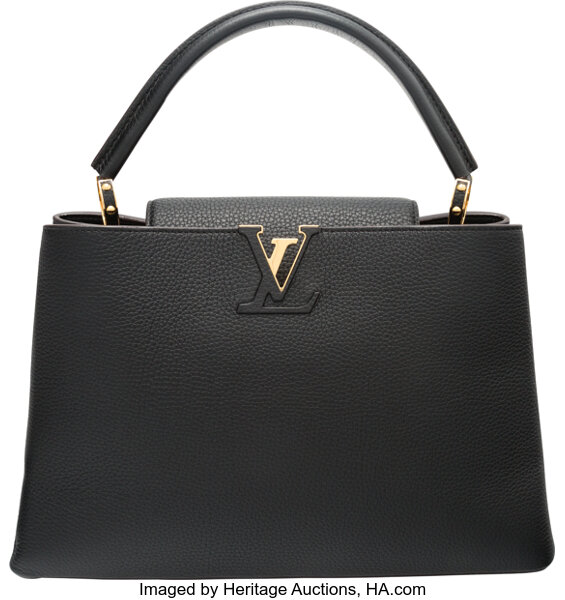 Sold at Auction: Louis Vuitton, Louis Vuitton Capucines Bag Beaded