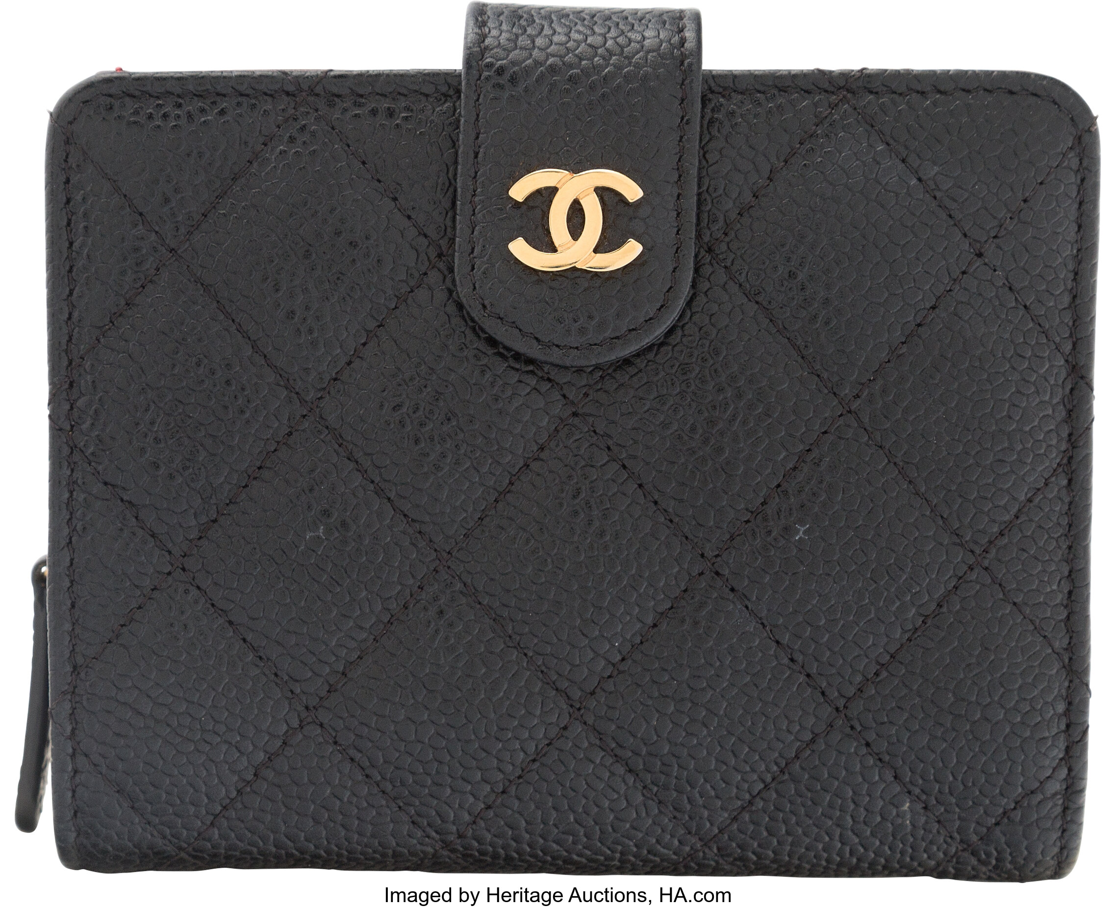 Chanel Black and Hot Pink Matrass Coco Mark Bifold Leather Wallet –  Marinaloanandjewelry