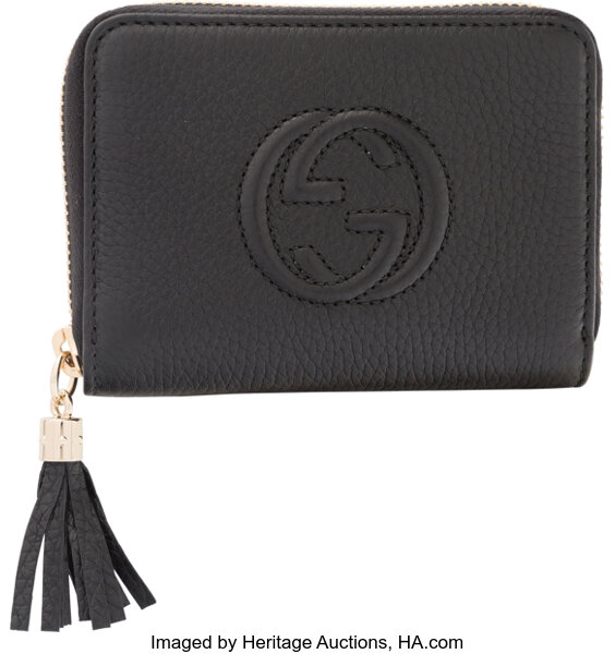 Gucci Soho Coin Purse Wallet Small Black