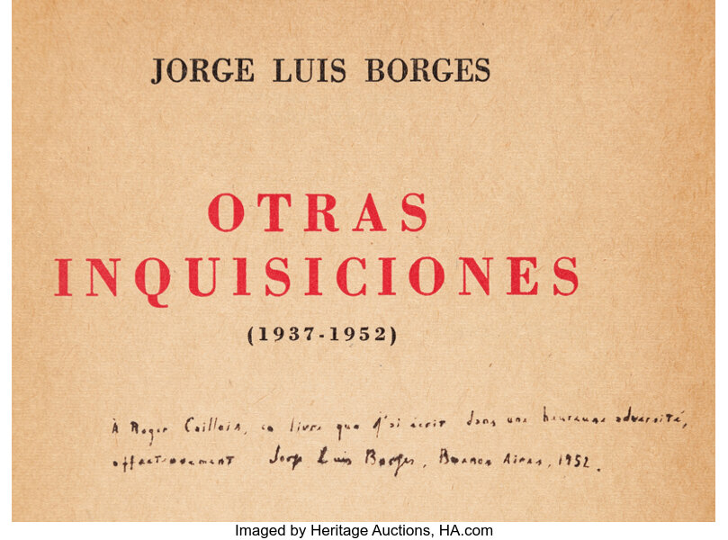 Jorge Luis Borges Otras Inquisiciones 1937 1952 Buenos - 