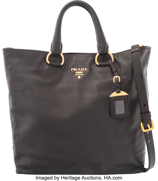 Prada lambskin online handbag