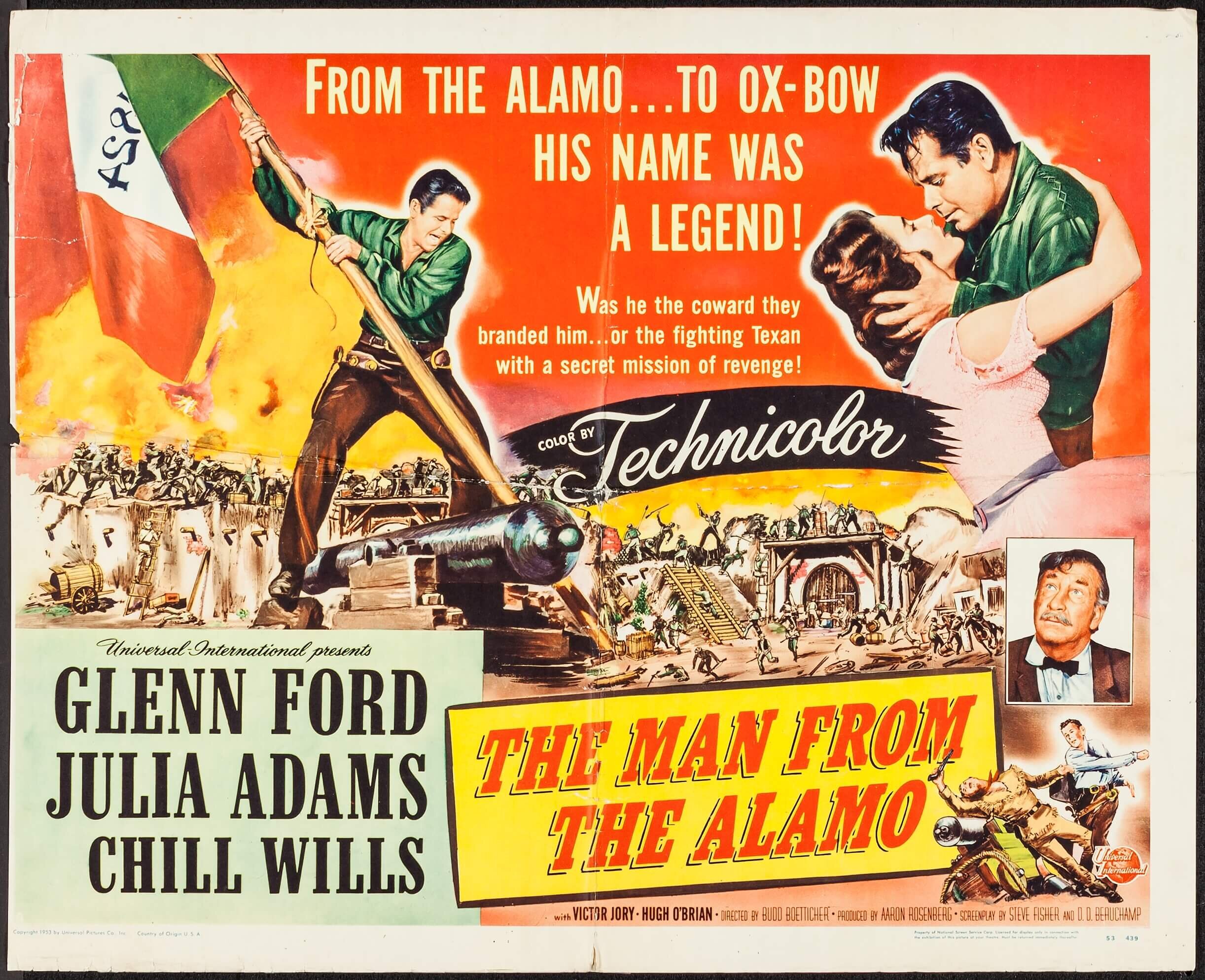 The Man from the Alamo (Universal International, 1953). Trimmed ...