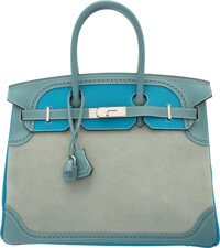 Sold at Auction: Hermès 35cm Leather Birkin Bag