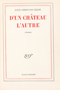 Louis Ferdinand Celine D Un Chateau L Autre Paris 1957 Lot Heritage Auctions