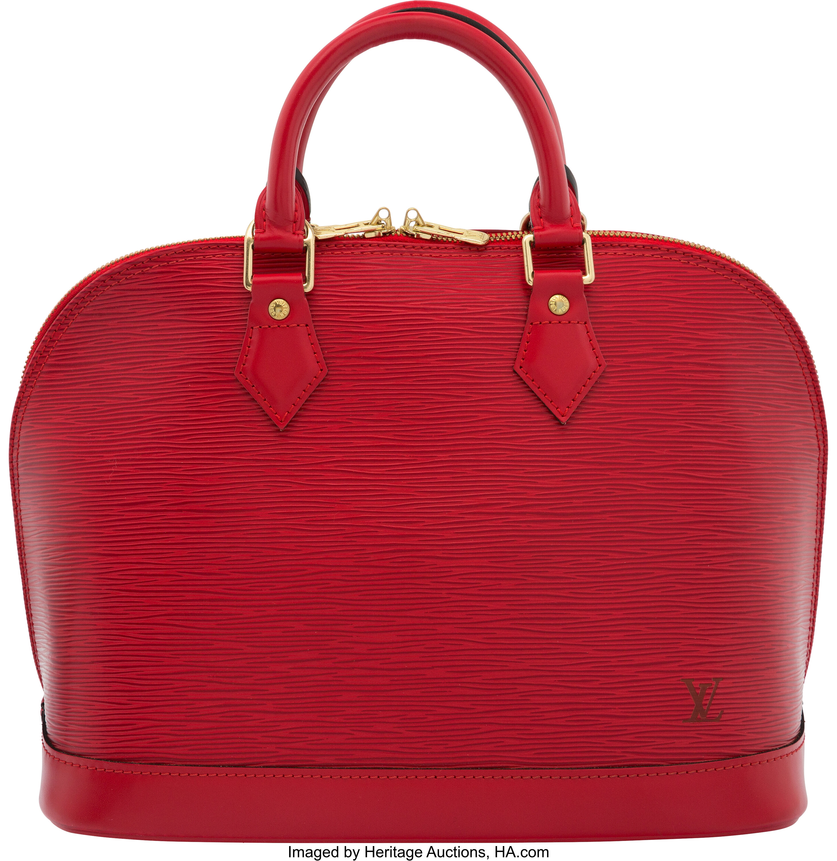 Sold at Auction: Louis Vuitton, Louis Vuitton Rubis Epi Leather