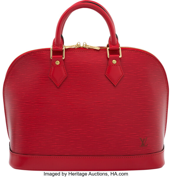Pre-Owned Louis Vuitton Alma PM Epi PM Red 