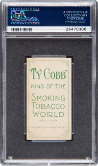 Sold at Auction: 1909-11 T206 Ty Cobb (Portrait, green background).