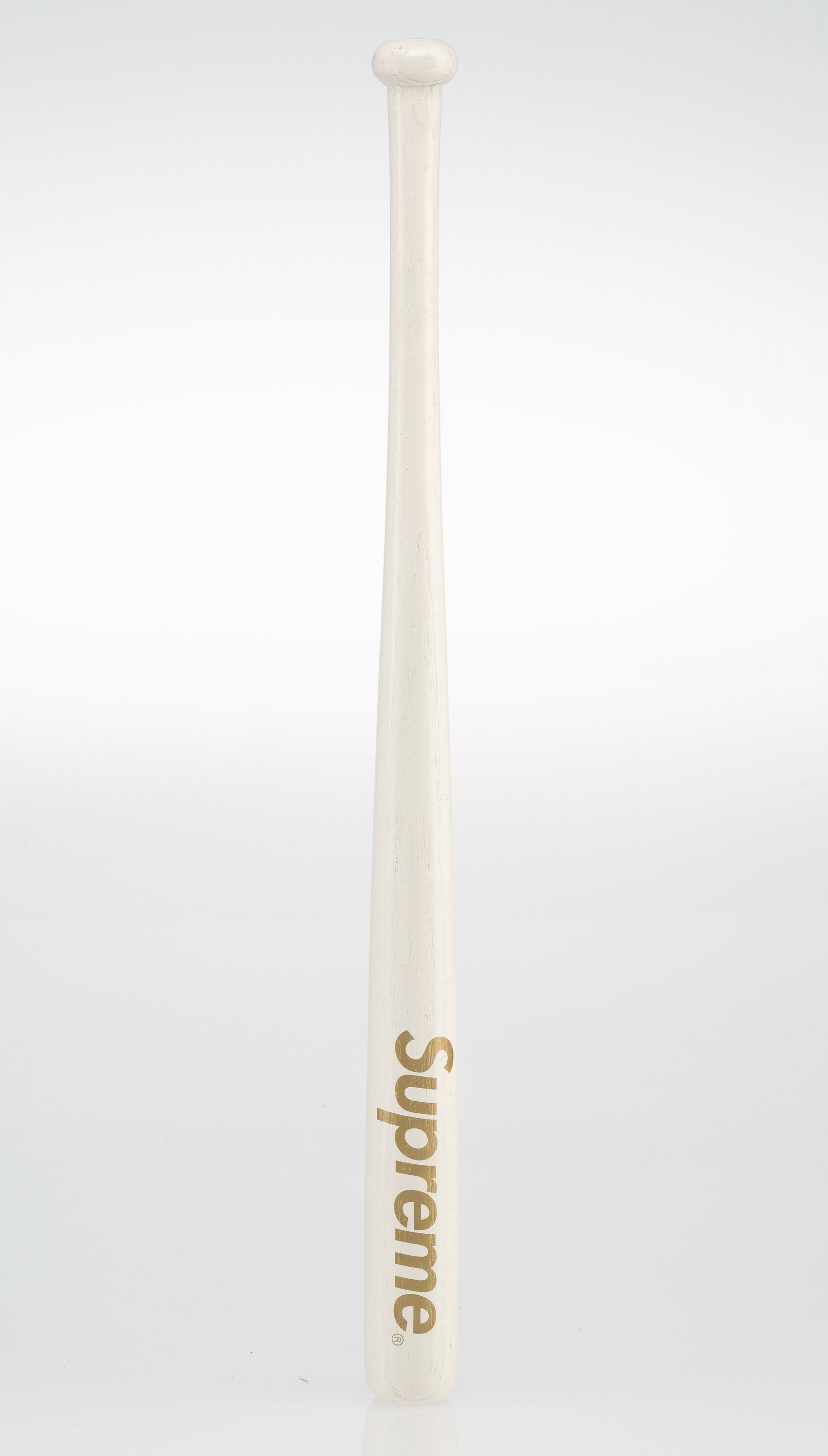 Supreme X Louisville Slugger. Mini Bat (White), c. 2006. Wood bat, Lot  #14053