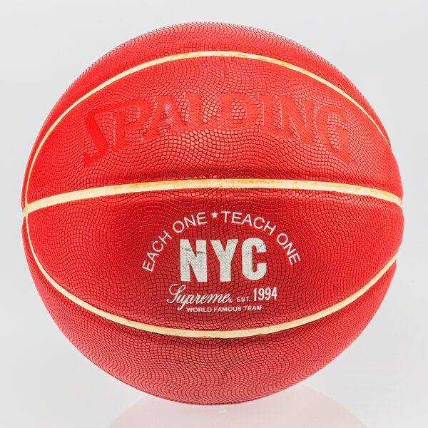 Supreme X Spalding. Basketball, 2007. Rubber. 10 inch (25.4 cm 