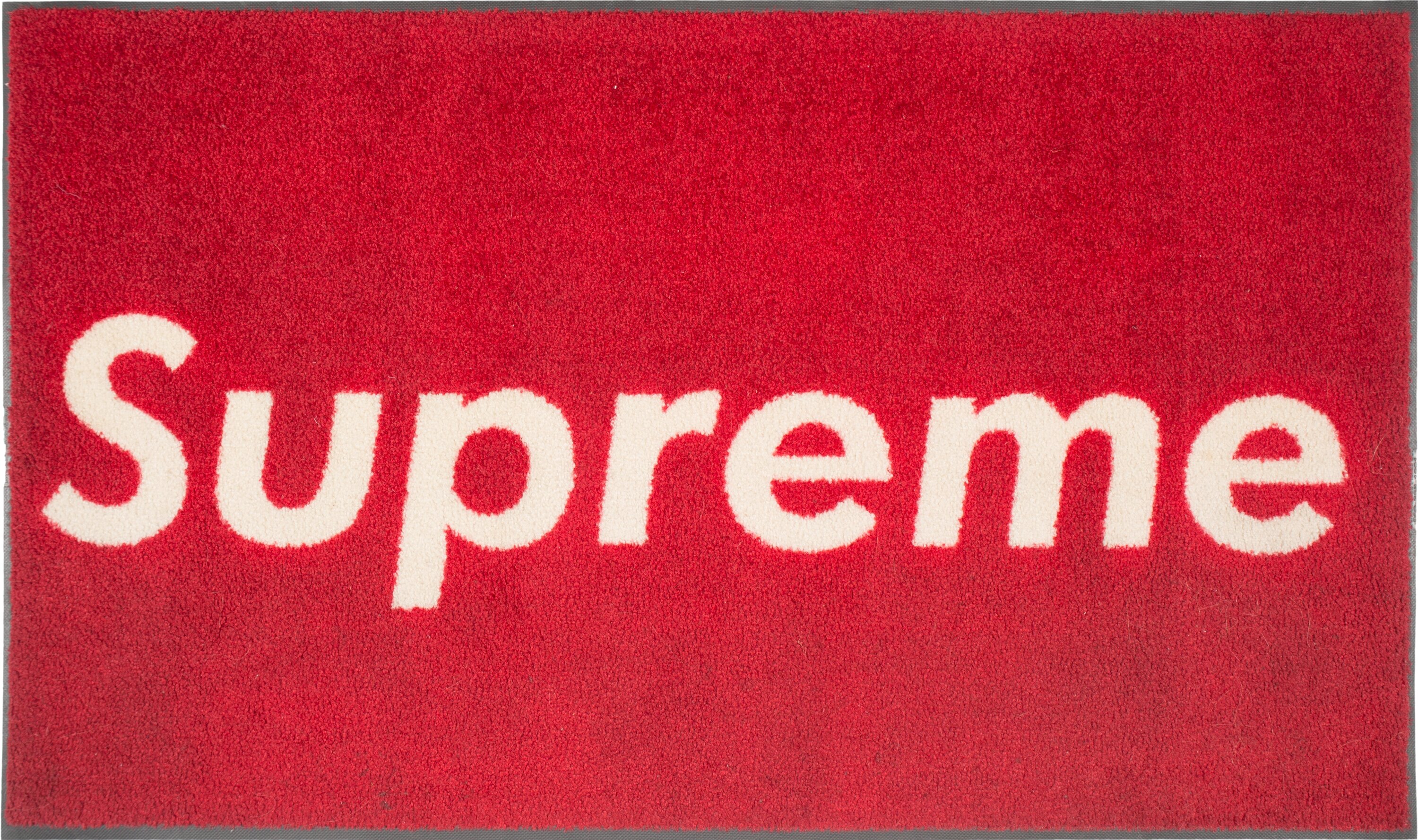 Supreme . Rug. Acrylic rug. 34 x 57-1/2 inches (86.4 x 146.1 cm)., Lot  #14081