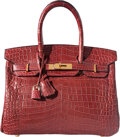 Hermes 30cm Matte Rouge H Nilo Crocodile Birkin Bag with, Lot #58211, Heritage Auctions