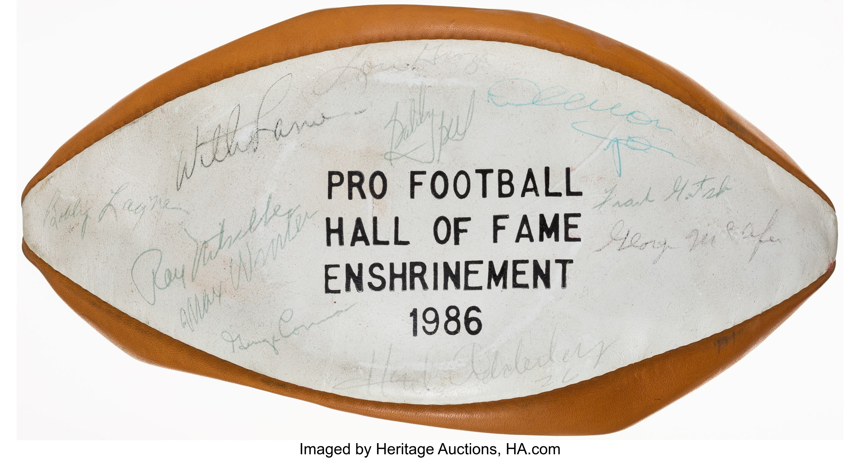 Fran Tarkenton Signed Ball - hof Psa dna